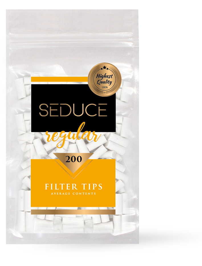 Filter Cigarette Tips Regular 200 - Regular Cigarette Filter Tips with Diameter: 8mm
